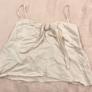 Brandy Melville light light pink/white top.